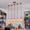 Lindberg Lámparas suspendidas, Lámparas colgantes Crudo, Negro, 5 luces
