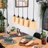 Lindberg Lámparas suspendidas, Lámparas colgantes Crudo, Negro, 5 luces