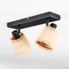 Lindberg Plafones, Spot techo Negro, 2 luces