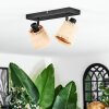 Lindberg Plafones, Spot techo Negro, 2 luces