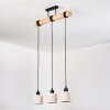 Bassagoda Lámparas suspendidas, Lámparas colgantes Crudo, Negro, 3 luces