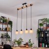 Bassagoda Lámparas suspendidas, Lámparas colgantes Crudo, Negro, 4 luces