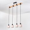 Bassagoda Lámparas suspendidas, Lámparas colgantes Crudo, Negro, 4 luces