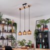 Cando Lámparas suspendidas, Lámparas colgantes Crudo, Negro, 3 luces