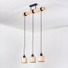 Sabadim Lámparas suspendidas, Lámparas colgantes Crudo, Negro, 3 luces