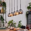 Ripoll Lámparas suspendidas, Luminarias esféricas, Lámparas colgantes Crudo, Negro, 5 luces