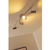 Wofi HOORN Lámpara de techo LED Cromo, 4 luces