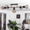 Bardhaman Lámpara de Techo Negro, 5 luces