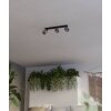 Lámparas Eglo ROSLEY Plafones, Spot techo Negro, 3 luces