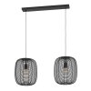 Lámparas Eglo RINROE Lámparas suspendidas Negro, 2 luces