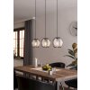 Lámparas Eglo WAVERTON Lámparas suspendidas Negro, 3 luces