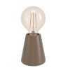 Lámparas Eglo ASBY Lámparas de mesa marrón oscuro, 1 luz