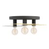 Lámparas Eglo LINTMILL Plafones, Apliques Latón, Negro, 3 luces