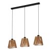 Lámparas Eglo LAVISTER Lámparas suspendidas Negro, 3 luces