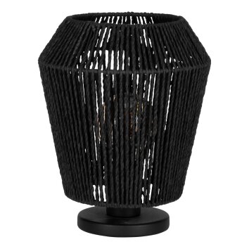 Lámparas Eglo PERSLEY Lámparas de mesa Negro, 1 luz