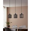 Lámparas Eglo GINESTRONE-Z Lámparas suspendidas LED Negro, 3 luces, Cambia de color