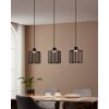Lámparas Eglo GINESTRONE-Z Lámparas suspendidas LED Negro, 3 luces, Cambia de color
