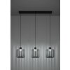 Lámparas Eglo GINESTRONE-Z Lámparas suspendidas LED Negro, 3 luces, Cambia de color