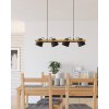 Lámparas Eglo HORNWOOD-Z Lámparas suspendidas LED Marrón, Negro, 4 luces, Cambia de color