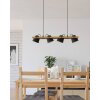 Lámparas Eglo HORNWOOD-Z Lámparas suspendidas LED Marrón, Negro, 4 luces, Cambia de color