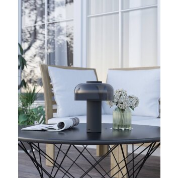 Lámparas Eglo PONENTE Lámparas de mesa LED Negro, 1 luz