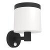 Lámparas Eglo PANTETE Lámparas solares LED Negro, 1 luz, Sensor de movimiento