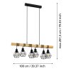 Lámparas Eglo EGLO Lámparas suspendidas Marrón, Negro, 6 luces