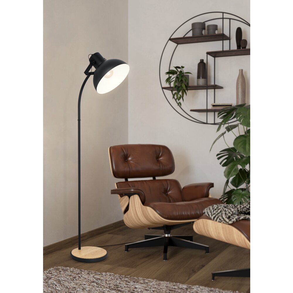 Lámparas Eglo LUBENHAM Lámpara de pie Marrón, Negro, 1 luz main product photo