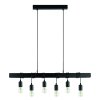 Lámparas Eglo TOWNSHEND Lámparas suspendidas Negro, 6 luces