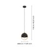 Lámparas Eglo CALLOW Lámparas suspendidas Marrón, Negro, 1 luz