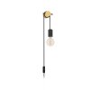 Lámparas Eglo BUDDON Apliques Marrón, Negro, 1 luz