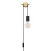 Lámparas Eglo BUDDON Apliques Marrón, Negro, 1 luz