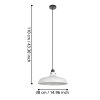 Lámparas Eglo MATLOCK Lámparas suspendidas Gris, Negro, 1 luz Lámparas Eglo MATLOCK Lámparas suspendidas Gris, Negro, 1 luz
