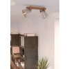 Lámparas Eglo CAWTON Plafones, Spot techo Marrón, Acero bruñido, 2 luces