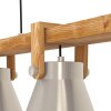 Lámparas Eglo CAWTON Lámparas suspendidas Marrón, Acero bruñido, 3 luces