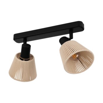 Lámparas Eglo SEAGARD Plafones, Spot techo Negro, 2 luces