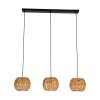 Lámparas Eglo SHELDON Lámparas suspendidas Negro, 3 luces