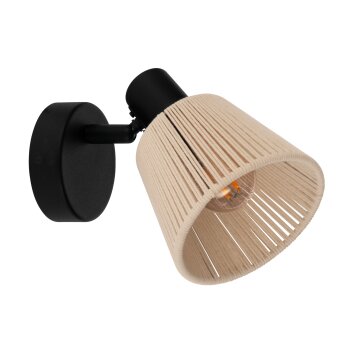 Lámparas Eglo SEAGARD Spot techo, Apliques Negro, 1 luz