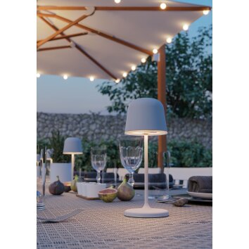 Lámparas Eglo MANNERA-S Lámparas de mesa LED Gris, 1 luz, Mando a distancia, Cambia de color