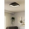 Lámparas Eglo LORETELLO Plafones, Plafones y apliques / Lámparas de techo y pared LED Negro, Mando a distancia