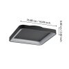 Lámparas Eglo LORETELLO Plafones, Plafones y apliques / Lámparas de techo y pared LED Negro, Mando a distancia