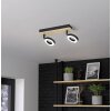 Lámparas Eglo RIELVES Plafones, Spot techo LED Marrón, Negro