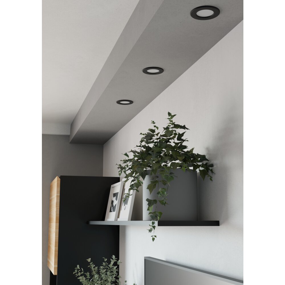 Lámparas Eglo EGLO Empotrables LED Negro, Cambia de color main product photo