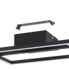 Lámparas Eglo AMANDOLO Plafones LED Negro, Mando a distancia, Cambia de color