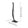 Lámparas Eglo GRISOLIA Lámparas de mesa LED Negro