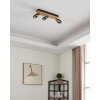 Lámparas Eglo RIELVES Plafones, Spot techo LED Marrón, Negro