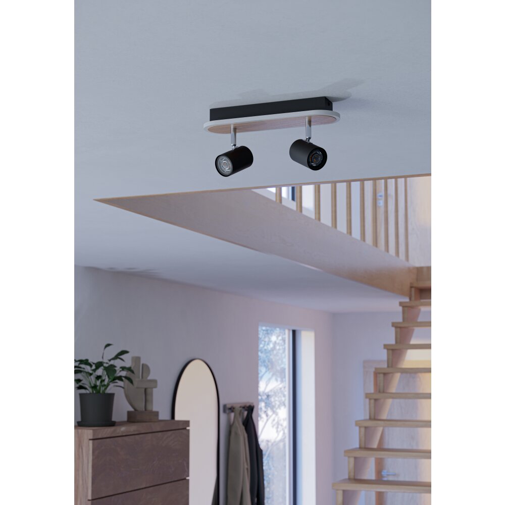 Lámparas Eglo RIMBOCCHI Plafones, Spot techo LED Marrón, Negro main product photo