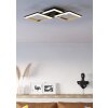 Lámparas Eglo CALLIERA Plafones LED Latón, Negro