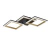 Lámparas Eglo CALLIERA Plafones LED Latón, Negro