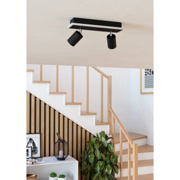 Lámparas Eglo EGLO Plafones, Spot techo LED Negro